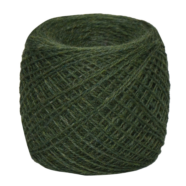 Przędza półwełniana merynosowa 10/2 nr.506 zielony 100g/500m TM Yaroslav